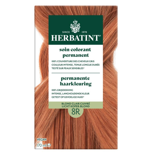 170 ml Herbatint Haarkleuring 8R Licht Koper Blond