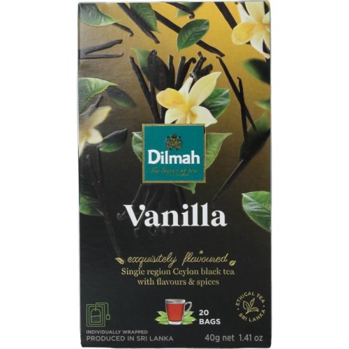 Dilmah Vanilla Black Tea 20 Stücke