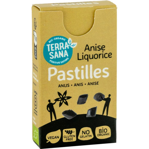 25 gram Terrasana Pastilles Drop Anijs Biologisch