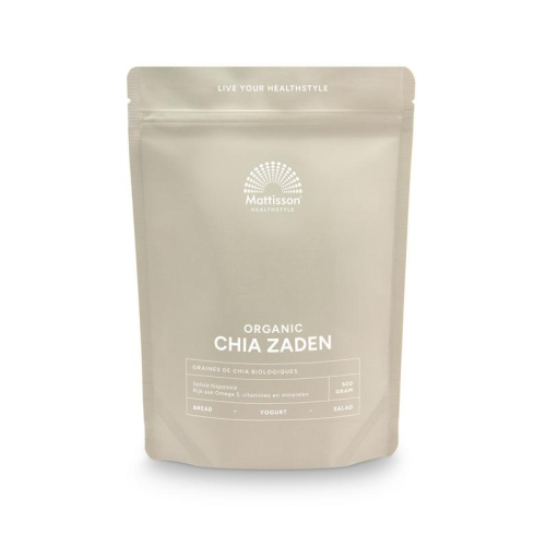 500 gram Mattisson Chia Zaden Biologisch