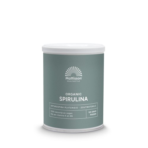 125 gram Mattisson Spirulina Poeder Biologisch