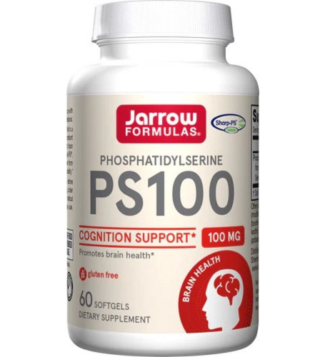 PS 100 Fosfatidylserine Sojavrij Jarrow Formulas 60 Softgels