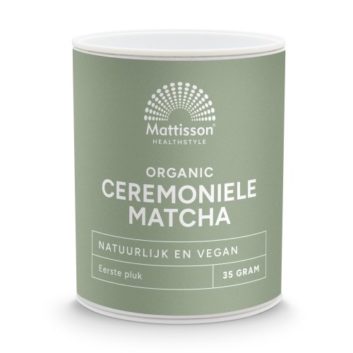 35 gram Mattisson Organic Ceremoni Matcha Biologisch