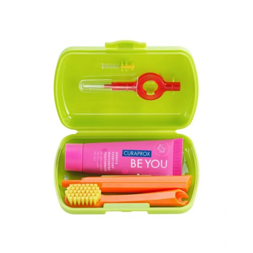 1 stuk Curaprox Reisset Groen