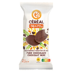 130 gram Cereal Rijstwafels Pure Chocolade