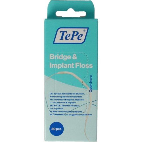 30 Stücke TePe Bridge & Implant Floss