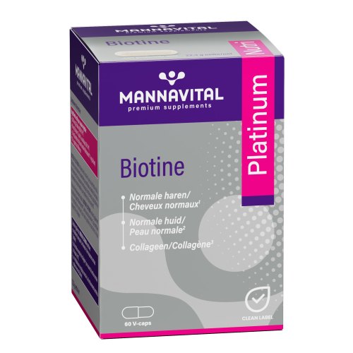 60 Kapseln Mannavital Biotine Platinum