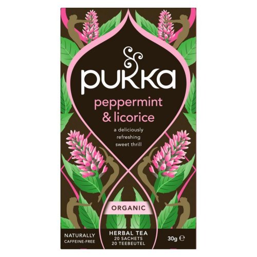 Pukka Peppermint & Licorice Thee Biologisch 20 Tüte