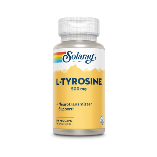50 Kapseln Solaray L-Tyrosine 500 mg