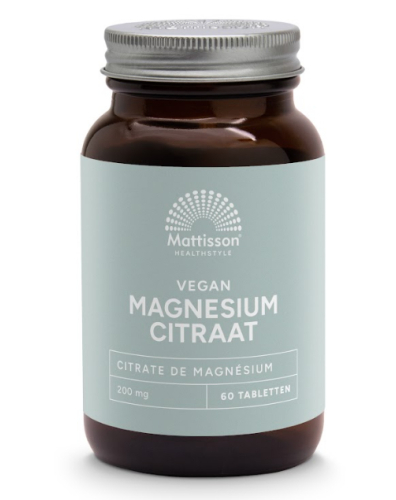 180 capsules Mattisson Magnesium Citraat 60 mg Elementair