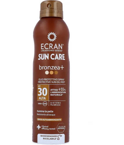 250 ml Ecran Sun Olie Bronzea SPF30