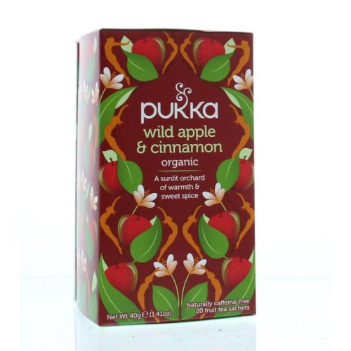 Pukka Wild Apple & Cinnamon Thee Biologisch 20 Tüte