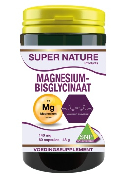 60 capsules SNP Magnesium-Bisglycinaat 140 mg