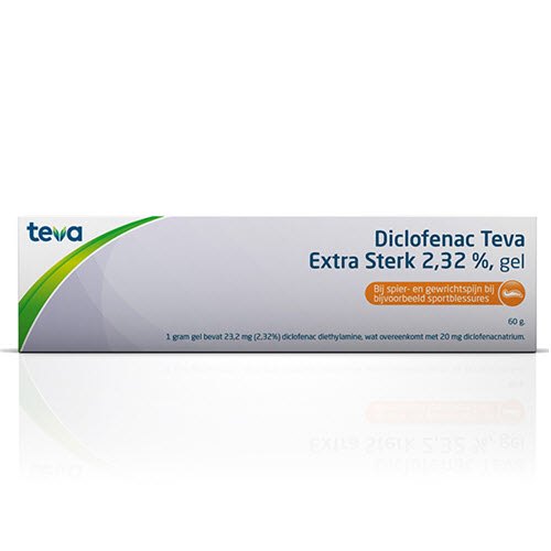 Teva Diclofenac Extra Sterk 2,32% 60 gram