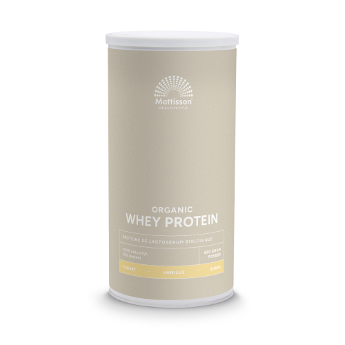450 gram Mattisson Wei Proteine Vanille Biologisch