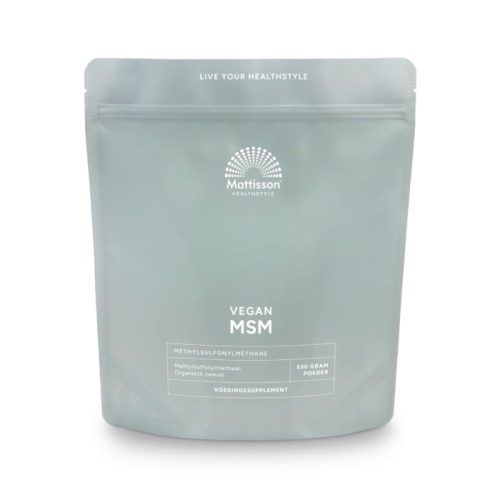 550 Gramm Mattisson MSM Poeder Methylsulfonylmethane Pure Vegan