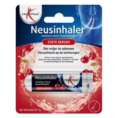 Lucovitaal Neusinhaler Zoete Kersen 1 Stück
