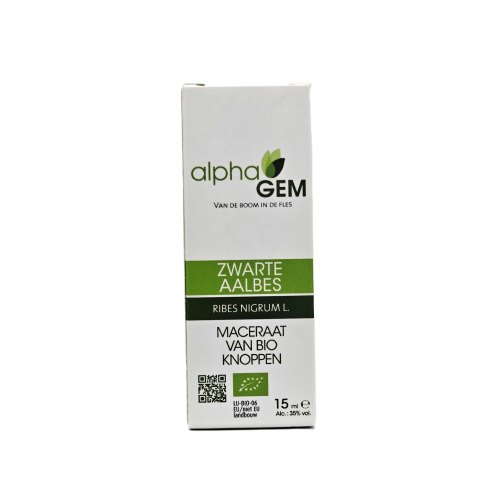15 ml AlphaGem Zwarte Aalbes - Ribes Nigrum Biologisch