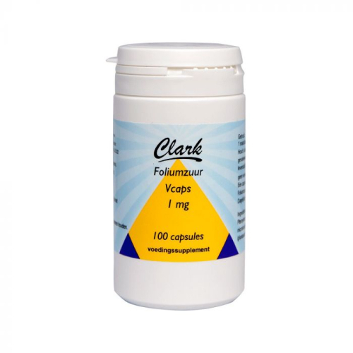 100 Kapseln Clark Foliumzuur 1 mg