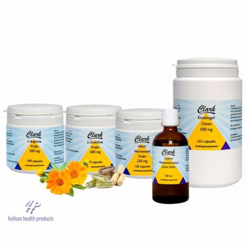 1 verpakking Clark Parasietenkuur 3 maanden Programma Compleet
