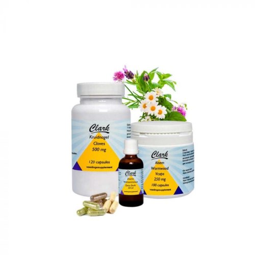 1 Set Clark Parasietenkuur 6 weken zonder L-Ornithine en L-Arginine