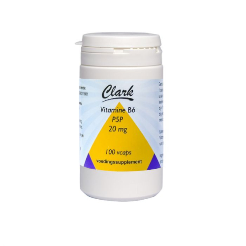 100 Kapseln Clark Vitamine B6 Pyridoxaal-5 fosfaat (P5P) 20 mg