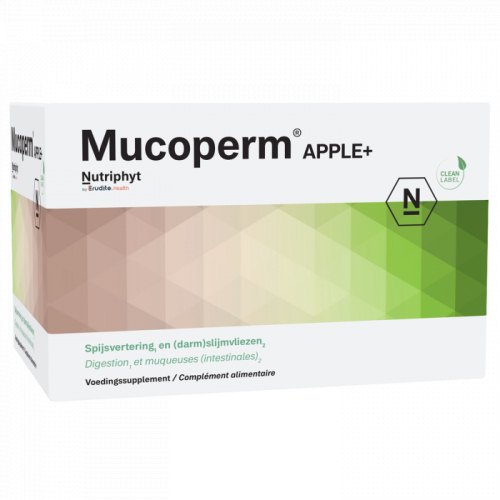 60 zakjes Nutriphyt Mucoperm Apple+