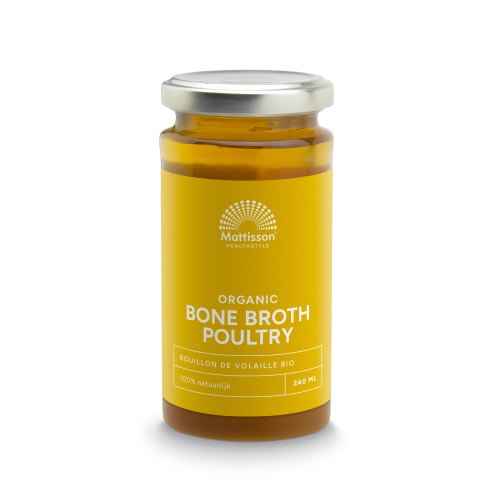 240 Ml Mattisson Bone Broth Poultry Bouillon Biologisch
