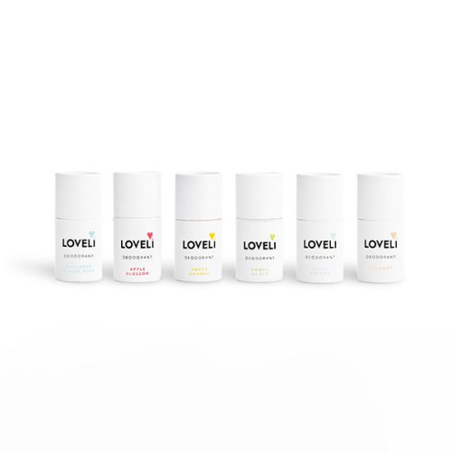 Loveli Set Deodorant Mini’s 6 x 6 Gramm