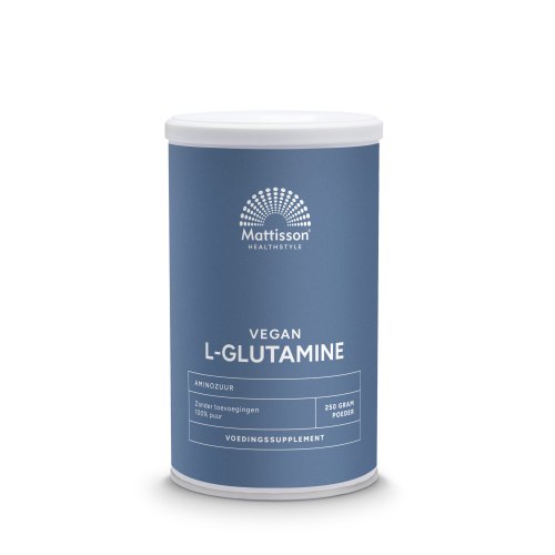 Mattisson L-Glutamine Poeder Vegan 250 Gramm