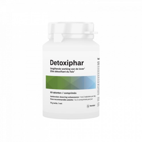 60 tabletten Nutriphyt Detoxiphar