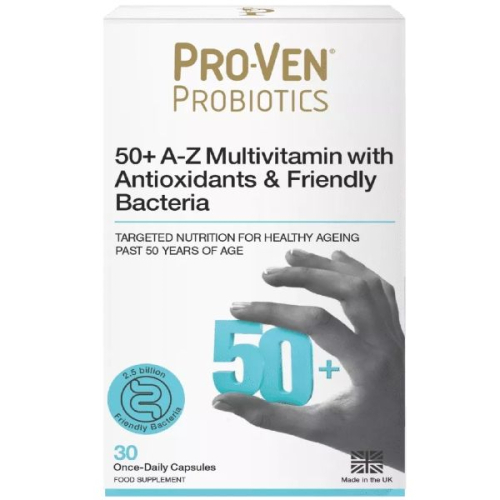 Pro-Ven Probiotics 50+ A-Z Multivitamin with Acidophilus & Bifidus
