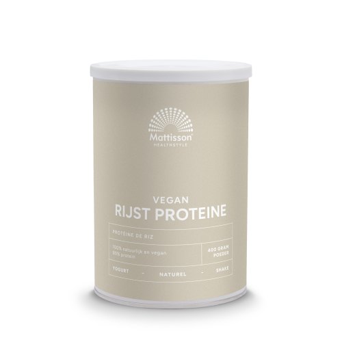 400 Gramm Mattisson Rijst Proteïne Naturel