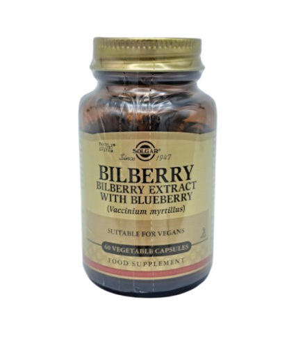 60 capsules Solgar Bilberry Berry Extract