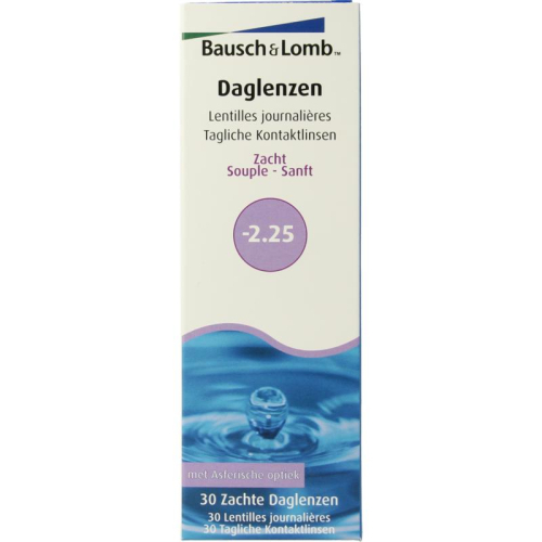 30 Stücke Bausch & Lomb Daglenzen -2.25