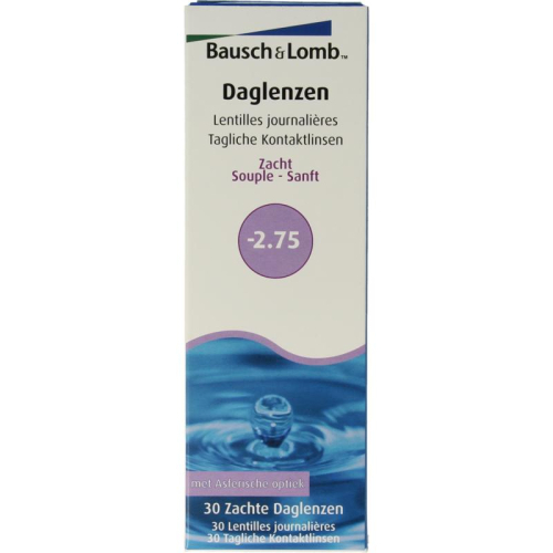 30 Stücke Bausch & Lomb Daglenzen -2.75
