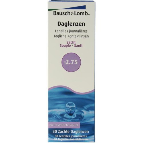 Bausch & Lomb Daglenzen -2.75 30 pieces