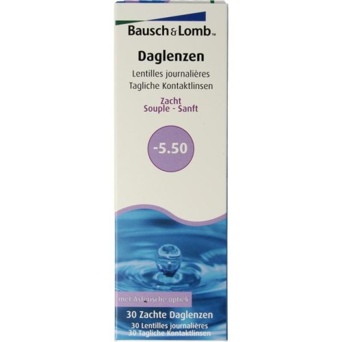 Bausch & Lomb Daglenzen -5.50 30 Stücke