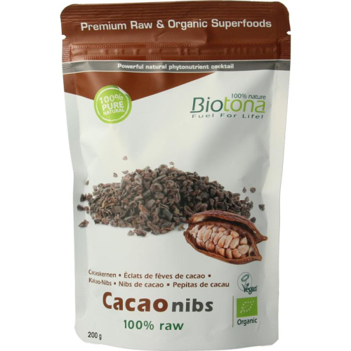 200 gram Biotona Cacao Nibs Biologisch