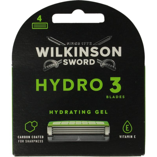 4 stuks Wilkinson Hydro 3 Scheermesjes