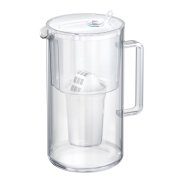 1 stuks Aquaphor  Glazen Waterfilterkan Wit