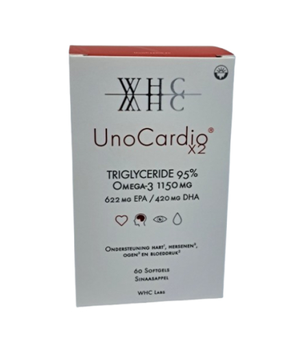60 softgels WHC UnoCardio X2