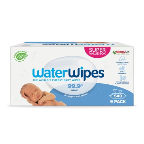WaterWipes Babydoekjes 9-pak 540 Tücher
