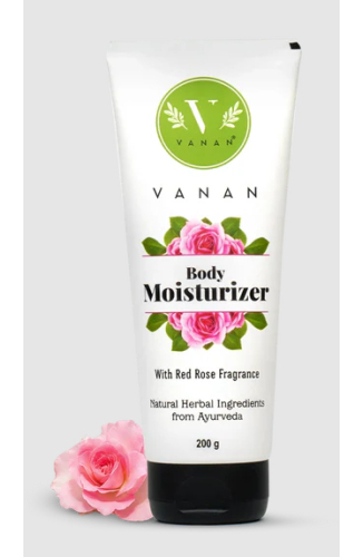 200 Gramm Vanan Body Moisturizer Red Rose