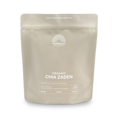 1000 gram Mattisson Chia Zaden Biologisch