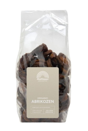 500 Gramm Mattisson Abrikozen Ongezwaveld Biologisch