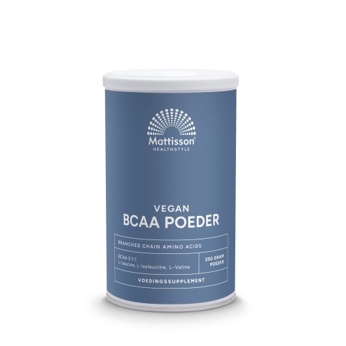 250 gram Mattisson Vegan BCAA 2:1:1 Poeder 