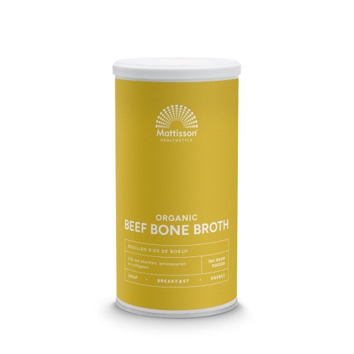 Mattisson Beef Bone Broth Bouillon Biologisch 180 Gramm