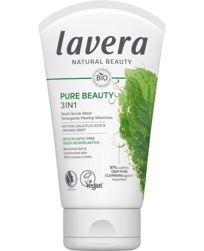 125 ml Lavera Pure Beauty 3-in-1 Wash Scrub & Mask Biologisch