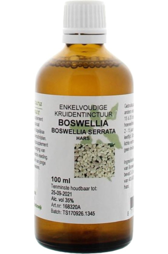 De Cruydhof Boswellia Serrata - Boswellia Tinctuur Biologisch 100 Ml